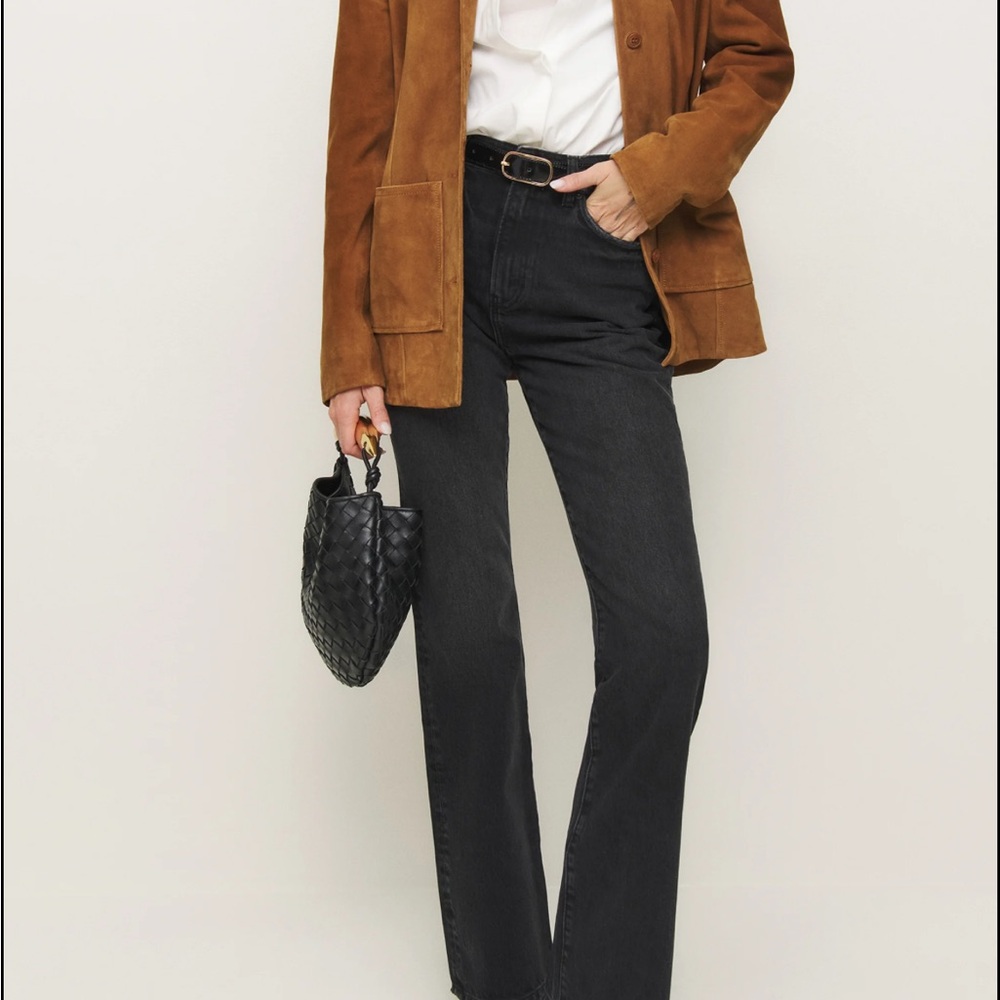 Reformation Black Mia Jeans